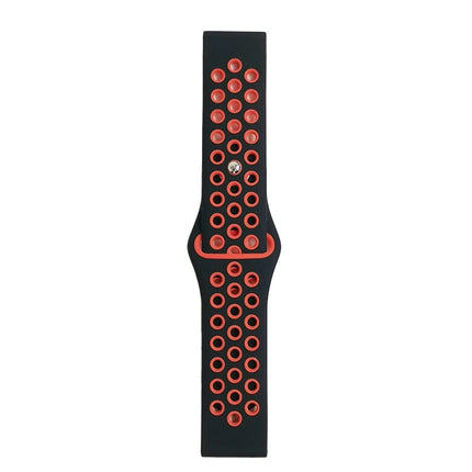 Watch 20mm Spor Delikli Kordon - Siyah 3 2
