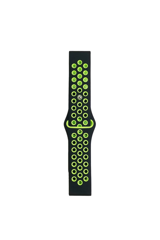 Watch 20mm Spor Delikli Kordon - Siyah 2