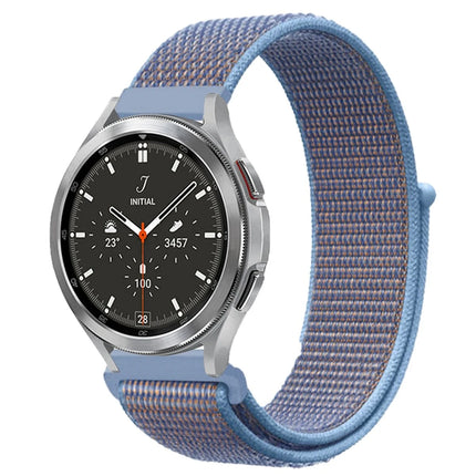 Watch 22mm Hasırlı Cırtcırtlı Kordon - Mavi