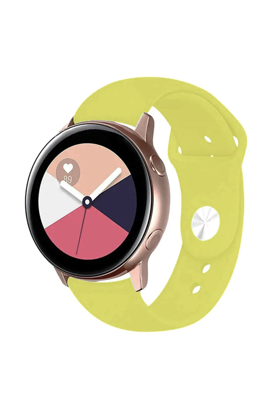 Watch 22mm Klasik Kordon - Sarı
