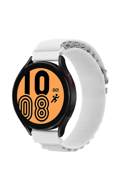 Watch 22mm KR410 Kumaş Kordon - Beyaz