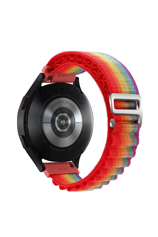 Watch 22mm KR410 Kumaş Kordon - Gökkuşağı 2 2