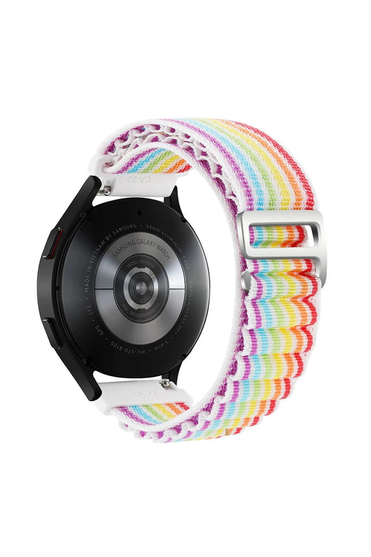 Watch 22mm KR410 Kumaş Kordon - Gökkuşağı 2