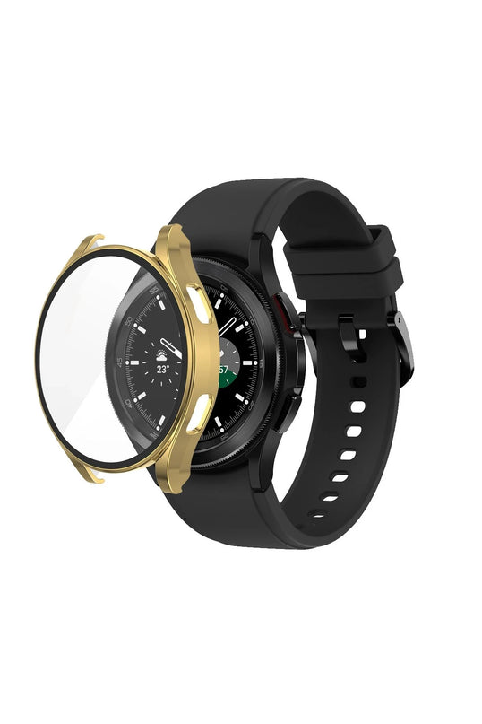 Watch 5 44mm Wall Camlı Kasa Ekran Koruyucu - Gold 2