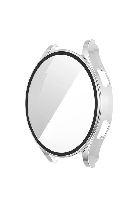 Watch 5 44mm Wall Camlı Kasa Ekran Koruyucu - Gümüş