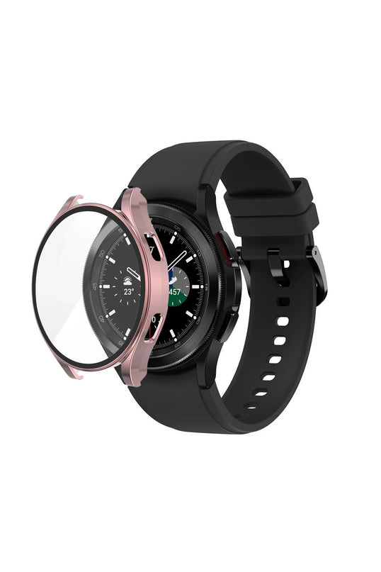 Watch 5 44mm Wall Camlı Kasa Ekran Koruyucu - Rose Gold 2