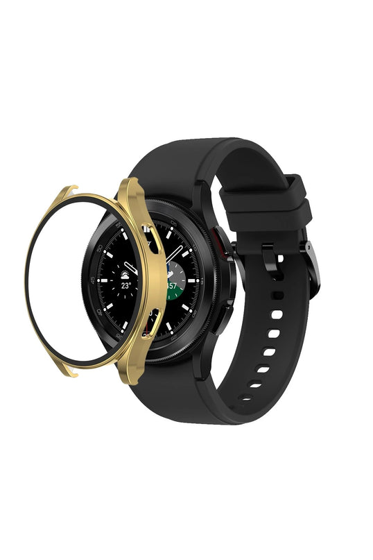 Watch 5 Pro 45mm Wall Camlı Kasa Ekran Koruyucu - Gold 2