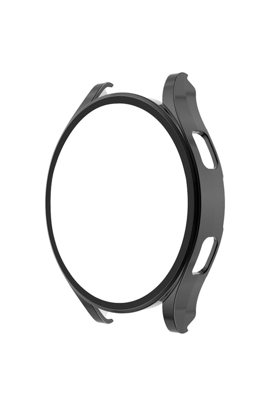 Watch 5 Pro 45mm Wall Camlı Kasa Ekran Koruyucu - Siyah