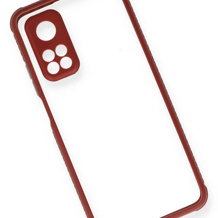 Xiaomi Mi 10T Pro Miami Şeffaf Silikon Kılıf - Fuşya 3
