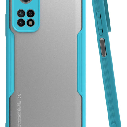 Xiaomi Mi 10T Pro Platin Silikon Kılıf - Mavi