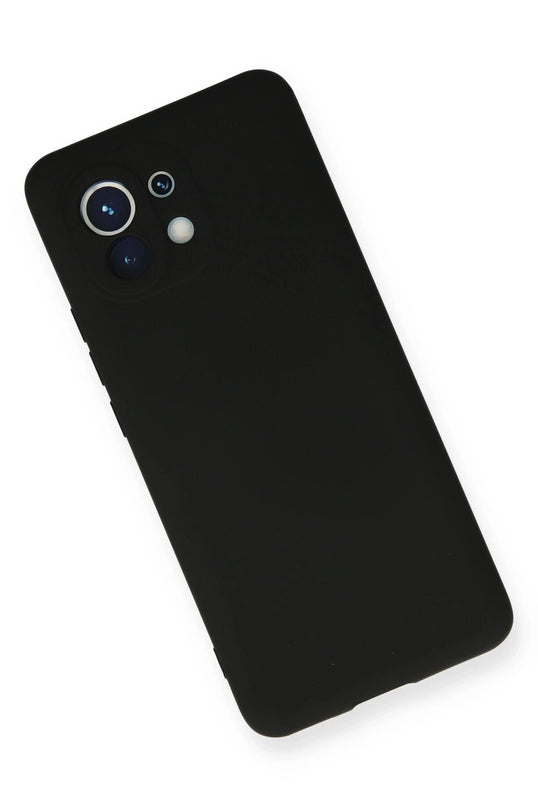 Xiaomi Mi 11 Nano içi Kadife Silikon Kılıf - Siyah 3