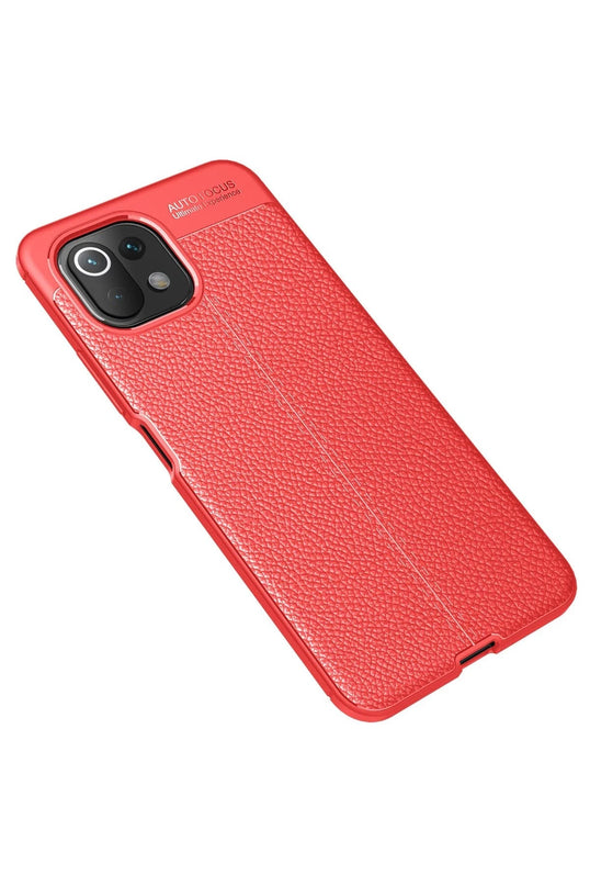 Xiaomi Mİ 11 Lite Auto Focus Kapak Kılıf - Kırmızı 2