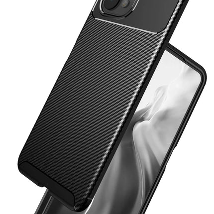 Xiaomi Mİ 11 Lite Auto Focus Karbon Kapak Kılıf - Lacivert 2