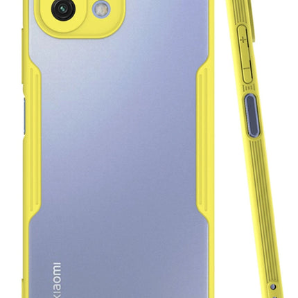 Xiaomi Mİ 11 Lite Platin Silikon Kılıf - Sarı