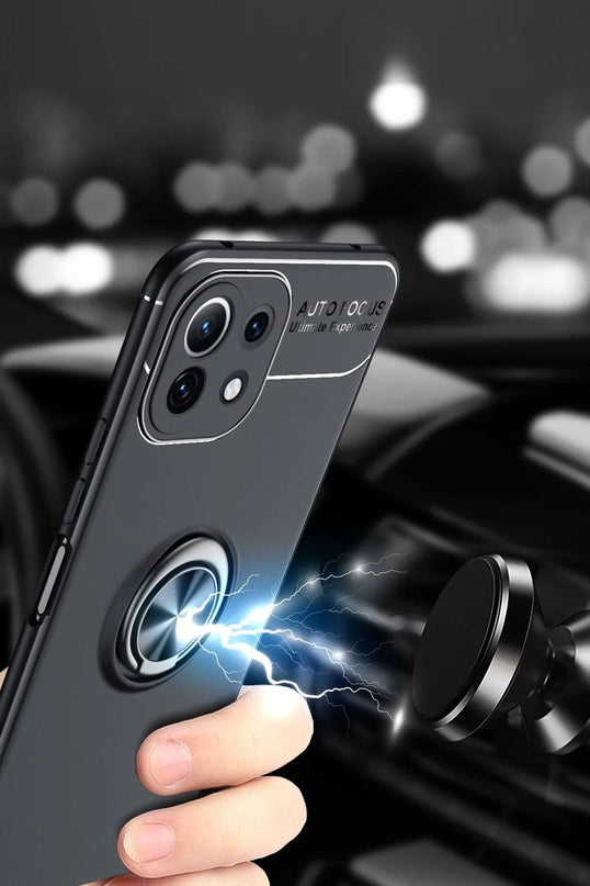 Xiaomi Mİ 11 Lite Range Yüzüklü Silikon Kılıf 2
