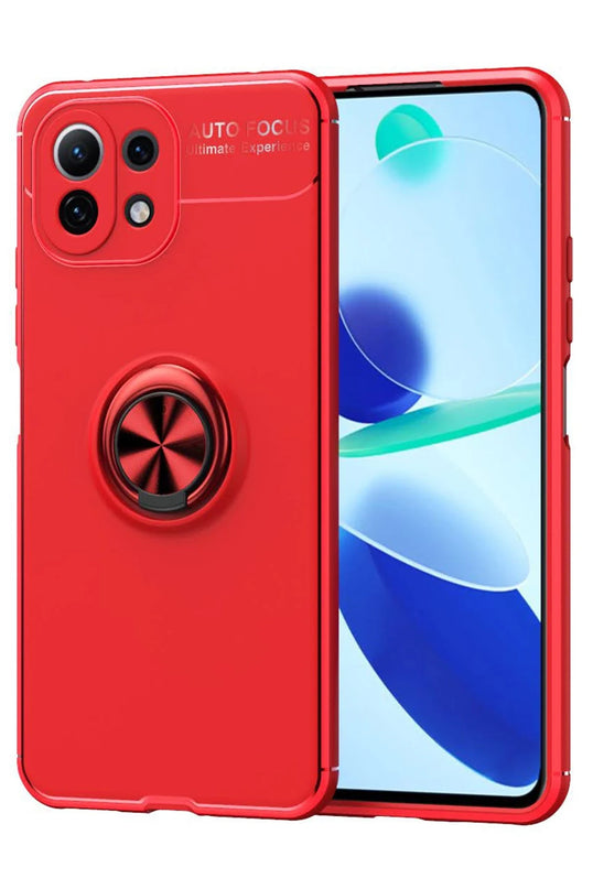 Xiaomi Mİ 11 Lite Range Yüzüklü Silikon Kılıf