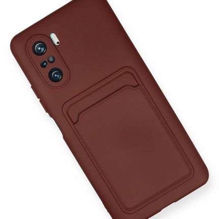 Xiaomi Poco F3 Kelvin Kartvizitli Silikon Kılıf - Bordo 2