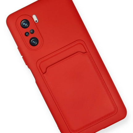 Xiaomi Poco F3 Kelvin Kartvizitli Silikon Kılıf - Kırmızı 2
