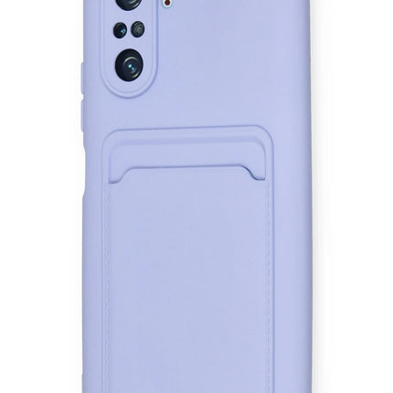 Xiaomi Poco F3 Kelvin Kartvizitli Silikon Kılıf - Lila 3