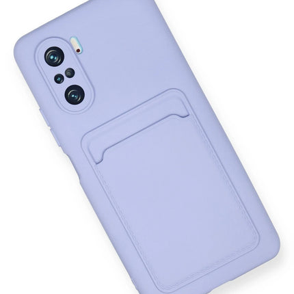 Xiaomi Poco F3 Kelvin Kartvizitli Silikon Kılıf - Lila 2
