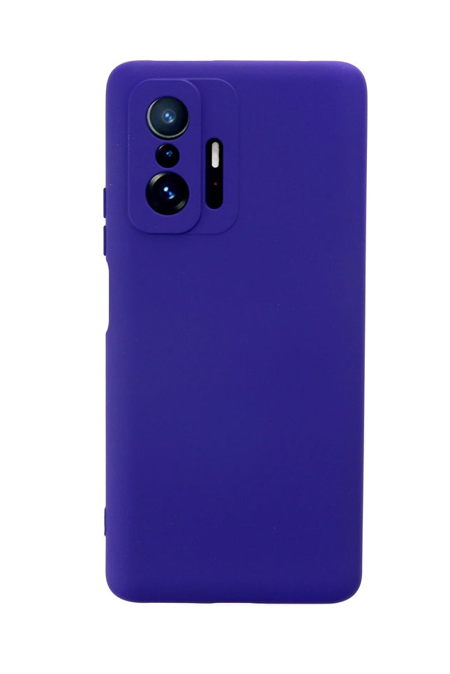 Xiaomi Mi 11T Pro Nano içi Kadife Silikon Kılıf - Mor