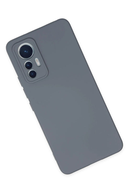 Xiaomi Mi 12 Lite Nano içi Kadife Silikon Kılıf - Gri 3