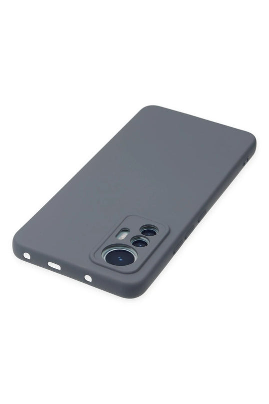 Xiaomi Mi 12 Lite Nano içi Kadife Silikon Kılıf - Gri 4