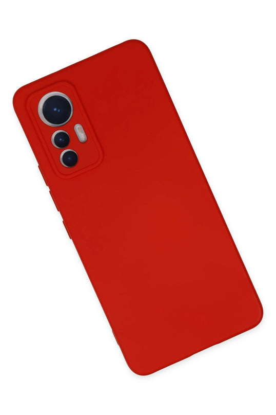 Xiaomi Mi 12 Lite Nano içi Kadife Silikon Kılıf - Kırmızı 3