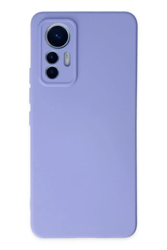 Xiaomi Mi 12 Lite Nano içi Kadife Silikon Kılıf - Lila