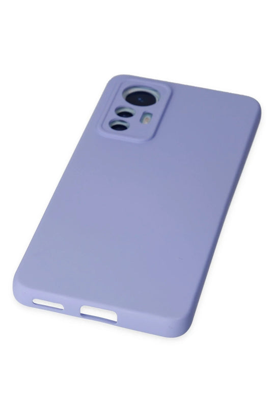 Xiaomi Mi 12 Lite Nano içi Kadife Silikon Kılıf - Lila 5