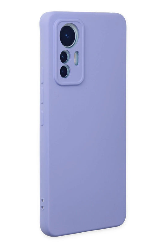 Xiaomi Mi 12 Lite Nano içi Kadife Silikon Kılıf - Lila 2
