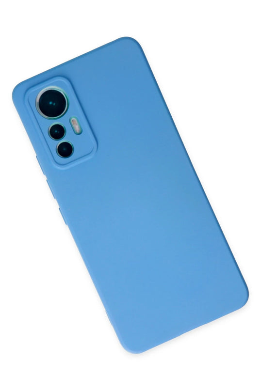 Xiaomi Mi 12 Lite Nano içi Kadife Silikon Kılıf - Mavi 3