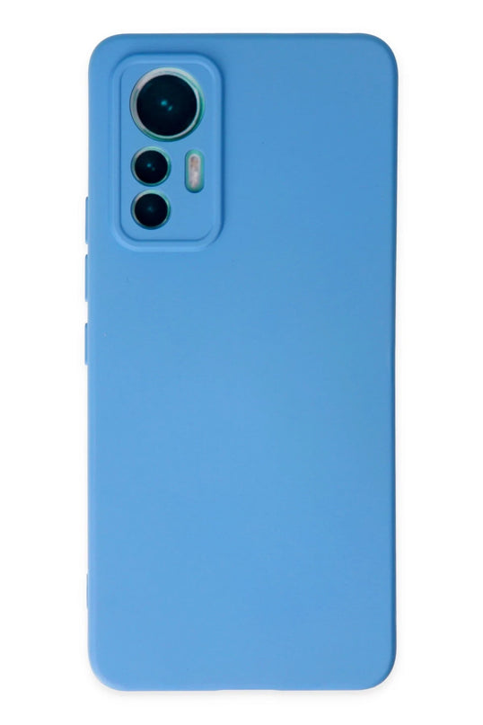 Xiaomi Mi 12 Lite Nano içi Kadife Silikon Kılıf - Mavi