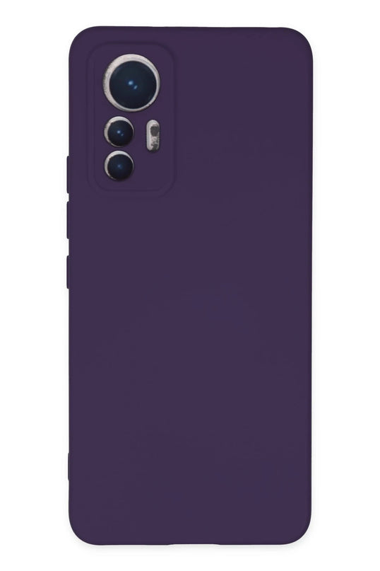 Xiaomi Mi 12 Lite Nano içi Kadife Silikon Kılıf - Mor
