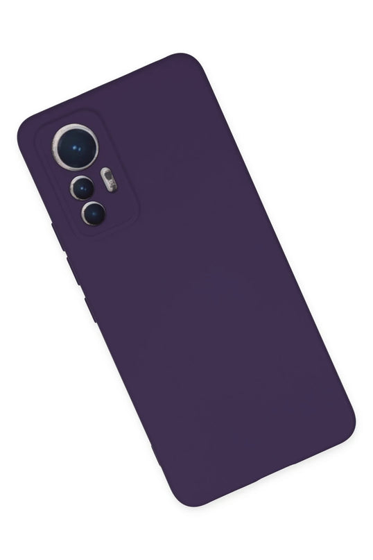 Xiaomi Mi 12 Lite Nano içi Kadife Silikon Kılıf - Mor 3