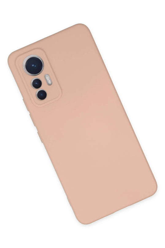 Xiaomi Mi 12 Lite Nano içi Kadife Silikon Kılıf - Pudra 3