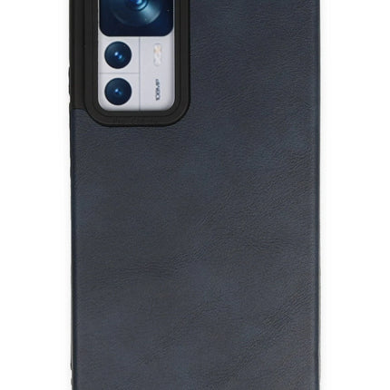 Xiaomi Mi 12T Loop Deri Silikon Kılıf - Lacivert