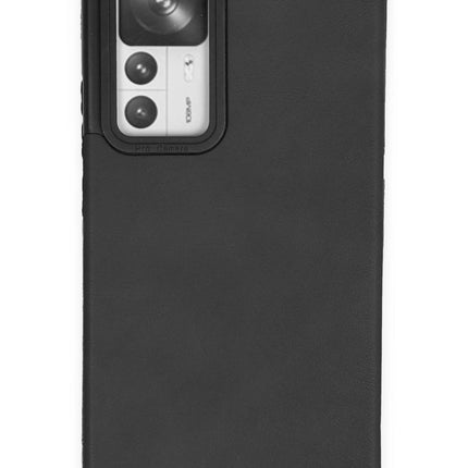 Xiaomi Mi 12T Loop Deri Silikon Kılıf - Siyah