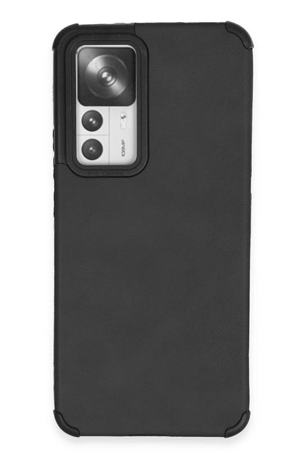 Xiaomi Mi 12T Loop Deri Silikon Kılıf - Siyah