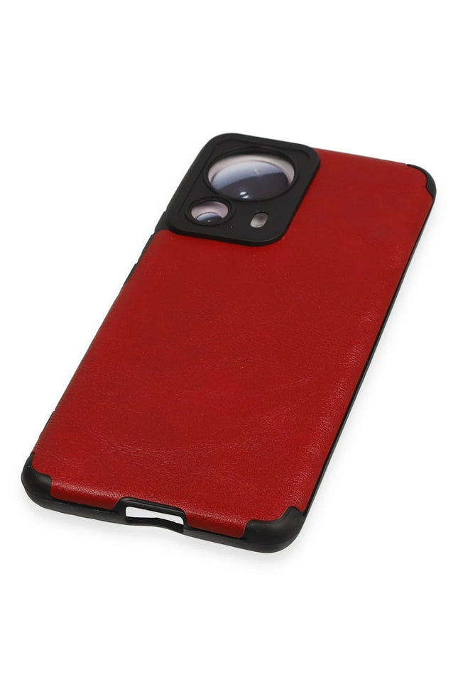 Xiaomi Mi 13 Lite Loop Deri Silikon Kılıf - Kırmızı 4