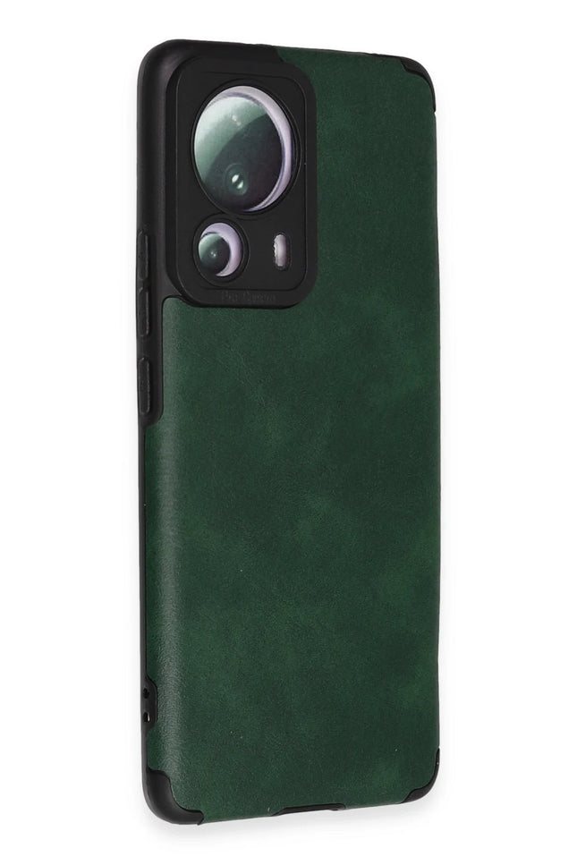 Xiaomi Mi 13 Lite Loop Deri Silikon Kılıf - Yeşil 2
