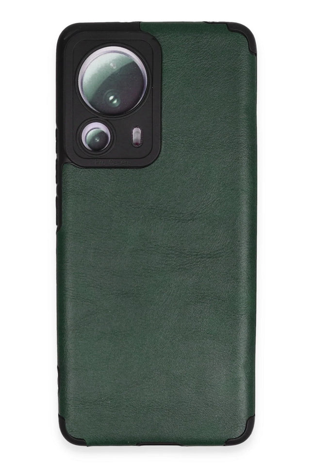 Xiaomi Mi 13 Lite Loop Deri Silikon Kılıf - Yeşil