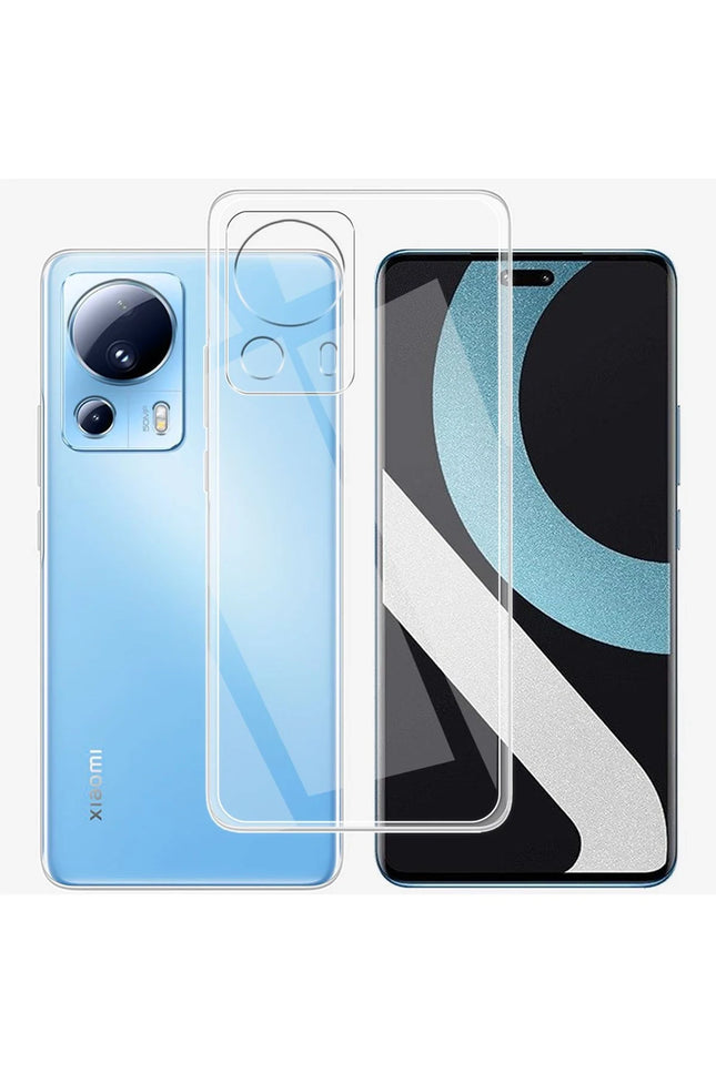 Xiaomi Mi 13 Lite Lüx Şeffaf Silikon Kılıf 2