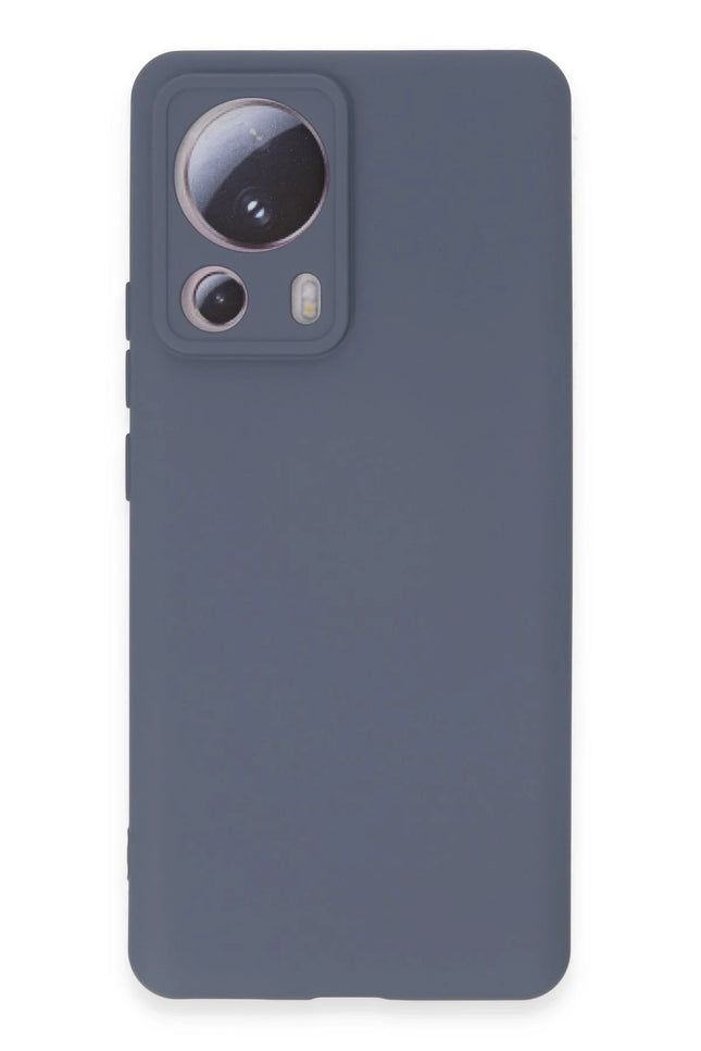 Xiaomi Mi 13 Lite Nano içi Kadife Silikon Kılıf - Gri