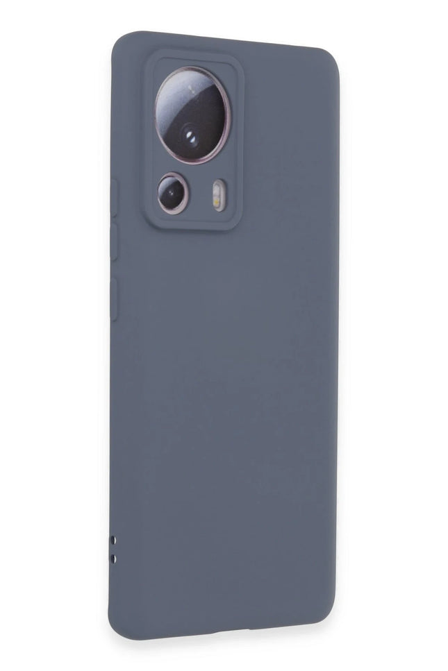 Xiaomi Mi 13 Lite Nano içi Kadife Silikon Kılıf - Gri 2