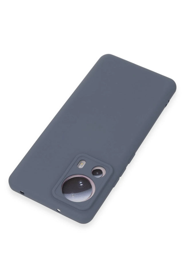 Xiaomi Mi 13 Lite Nano içi Kadife Silikon Kılıf - Gri 3