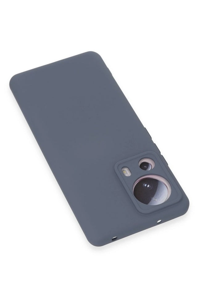 Xiaomi Mi 13 Lite Nano içi Kadife Silikon Kılıf - Gri 4