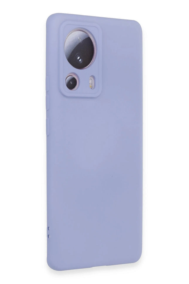 Xiaomi Mi 13 Lite Nano içi Kadife Silikon Kılıf - Lila 2