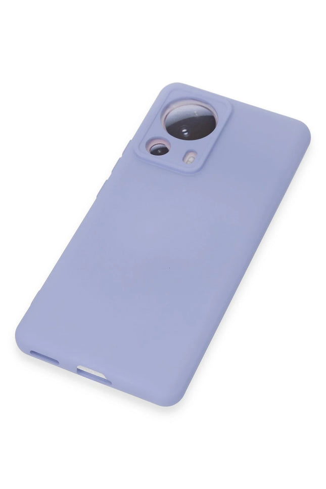 Xiaomi Mi 13 Lite Nano içi Kadife Silikon Kılıf - Lila 4