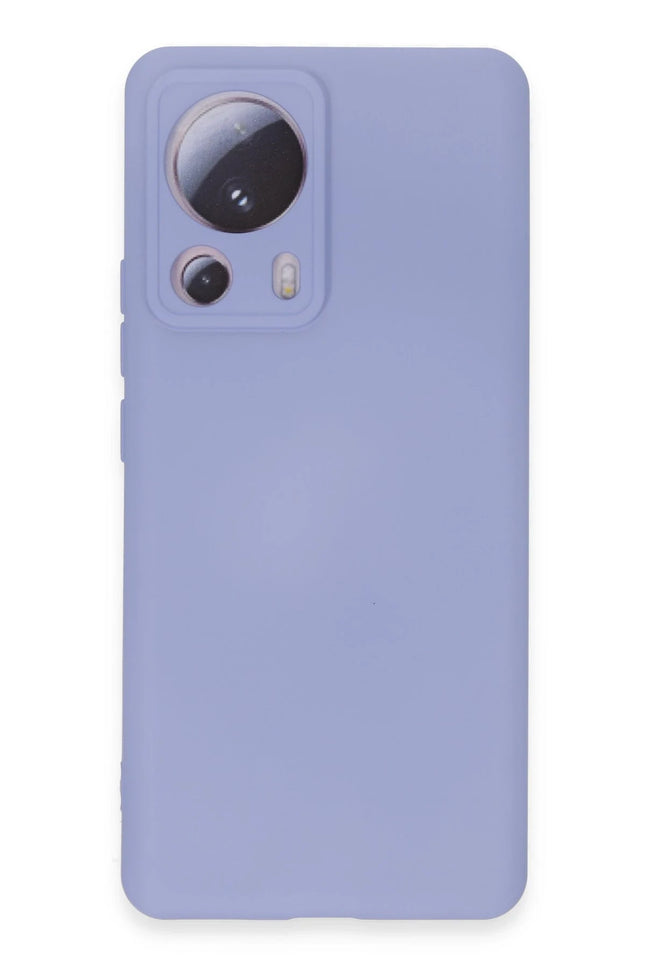 Xiaomi Mi 13 Lite Nano içi Kadife Silikon Kılıf - Lila
